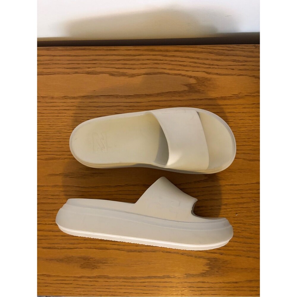 Billabong Chunky Crème Platform Rubber Slide Sandals